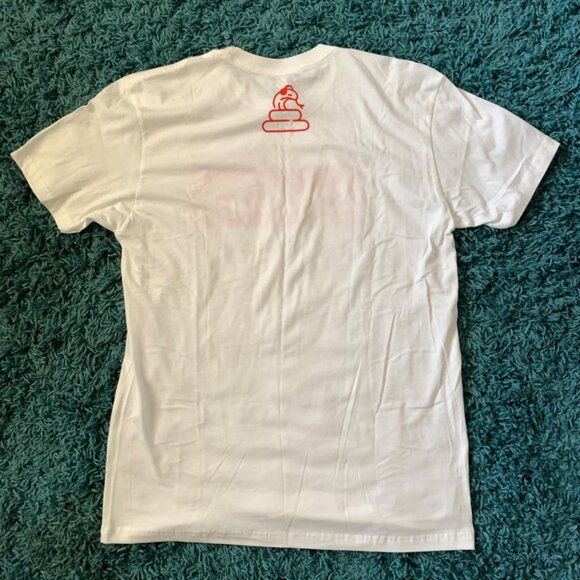 Next Level Men's White and Red T-shirt - Picture 2 of 3